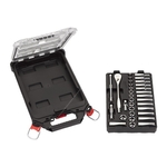 Milwaukee Ratchet & Socket Set - Metric - 3/8 Inch Drive - In PACKOUT Slim Organiser