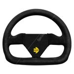 MOMO Mod. 12 Black Suede Track Steering Wheel