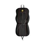 MOMO Street Universal Black Micro Suede With Red Stitching Car Seat Cushion