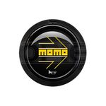 MOMO Arrow Standard 2 Contact Black & Yellow Horn Push Button