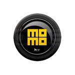 MOMO Heritage Standard 2 Contact Black & Yellow Horn Push Button