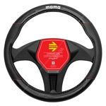 MOMO Carbon Super Grip Steering Wheel Cover  Black / Red Size M (SWC013BR)