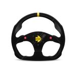 MOMO Mod. 30B 320mm Suede Track Steering Wheel With Buttons