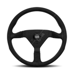 MOMO Montecarlo Steering Wheel - Black Microfibre 350mm