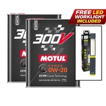 Motul 300V Power 0W-20 Ester Core Technology Car Engine Oil