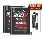 Motul 300V Power 0W-30 Ester Core Technology Car Engine Oil