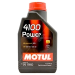 Motul 4100 Power 15w-50 Technosynthese Synthetic Car Engine Oil