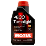 Motul 4100 Turbolight 10w-40 Technosynthese Synthetic Car Engine Oil