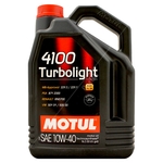 Motul 4100 Turbolight 10w-40 Technosynthese Synthetic Car Engine Oil