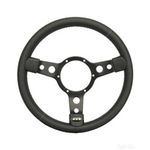 Mountney Traditional 13 Inch Vinyl Steering Wheel - Black Centre (33SBV)