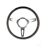 Classic 14 Inch Riveted Dark Woodrim Steering Wheel - 43SPCWD by Mountney