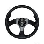 300mm Leather Steering Wheel - Black Centre - M Range M30M311B - Mountney