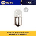 NAPA Auxiliary Miniature Bulb R10W 12V 10W BA15s (NBU1245S)