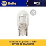 NAPA Auxiliary Capless Halogen Bulb W21W 12V 21W W3x16q (NBU1582)