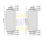 NAPA Power Steering Boot Kit - Front Axle (NCB3007) 