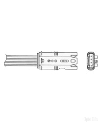 NTK Lambda Sensor / O2 Sensor (NGK 0072) - OZA630-BM1