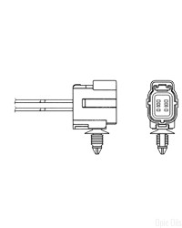 NTK Lambda Sensor / O2 Sensor (NGK 1334) - OZA495-F8