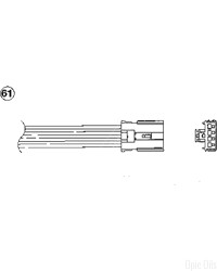 NTK Lambda Sensor / O2 Sensor (NGK 1768) - OTA4N-5H1