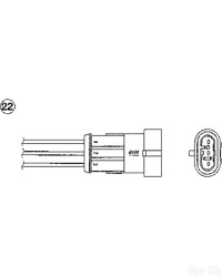 NTK Lambda Sensor / O2 Sensor (NGK 1887) - OZA446-E18