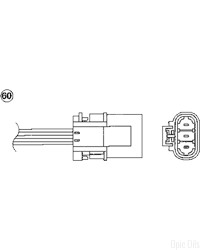 NTK Lambda Sensor / O2 Sensor (NGK 1907) - OTD2F-3K1