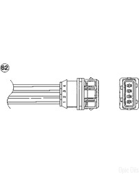 NTK Lambda Sensor / O2 Sensor (NGK 1948) - OTA4F-5C2