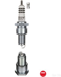 NGK BPR7EIX (4055) - Iridium IX Spark Plug / Sparkplug - Taper Cut Ground Electrode