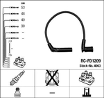 NGK Ignition Cable Kit RC-FD1209 (NGK4063)