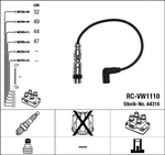 NGK Ignition Cable Kit RC-VW1110 (NGK44316)
