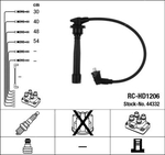 NGK Ignition Cable Kit RC-HD1206 (NGK44332)