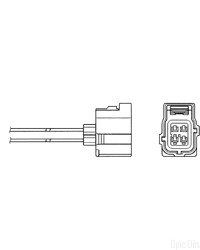 NGK 9394 - Single Plug Oxygen / O2 Sensor LZA07-MD2 NTK Lambda Sensor 