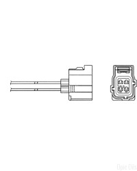 NTK Lambda Sensor / O2 Sensor (NGK 6400) - OZA623-C2