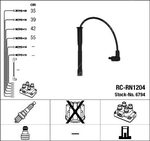 NGK Ignition Cable Kit RC-RN1204 (NGK6794)