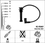NGK Ignition Cable Kit RC-FD807 (NGK8541)