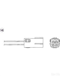 NTK Lambda Sensor / O2 Sensor (NGK 90480) - OZA341-F71