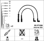 NGK Ignition Cable Kit RC-FT1208 (NGK9262)