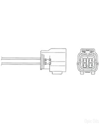 NTK Lambda Sensor / O2 Sensor (NGK 9358) - OZA341-F21