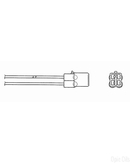 NTK Lambda Sensor - Oxygen / O2 Sensor OZA743-EE1 (NGK 97037)