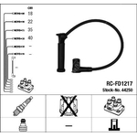 NGK Ignition Cable Kit (44250) RC-FD1217: Fits Ford