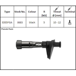 NGK Motorcycle Resistor Spark Plug Cap / Cover SD05FGA (8683)