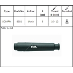 NGK Motorcycle Resistor Spark Plug Cap / Cover SD05FM - Black (8392)
