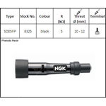 NGK Motorcycle Resistor Spark Plug Cap / Cover SD05FP (8325)