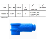 NGK Motorcycle Resistor Spark Plug Cap / Cover TRS1225-B - Blue (8787)