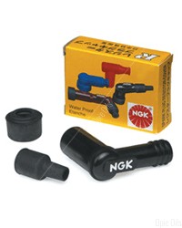 NGK Motorcycle Resistor Spark Plug Cap / Cover XB05F-R - Red (8592)