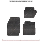 Premium Tailored Car Floor Mats (Fits: Ford Ford Fiesta 2011 onwards) Set of 4