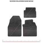 Premium Tailored Car Mats (SB03) for Saab 9-3 Convertible (2005 On) - Set of 4