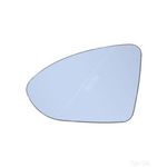 Wide Angled Mirror Glass - Summit ASRG-1021 - Fits VW Golf Mk7 2013 on LHS