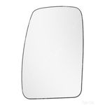 Replacement Mirror Glass with Back Plate - Summit CMV-14LB - Fits Renault