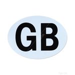 Summit GB Great Britain Oval Sticker - Magnetic (CP-4)