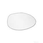 Heated Back Plate Replacement Mirror Glass - Summit SRG-568BHL - Fits Alfa LHS