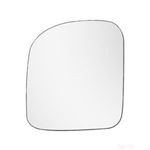 Replacement Mirror Glass with Back Plate - Summit SRG-579B - Fits Renault